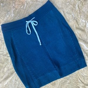 Title Nine Knit Chevron Ribbed Skirt